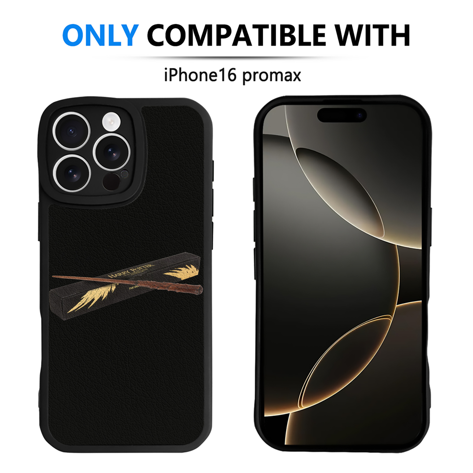 （画像用） Harry Potter ハリー・ポッターシリーズ 【iPhone 16シリーズ対応】シリコンスマホケース（レザー調） 材質：シリコン